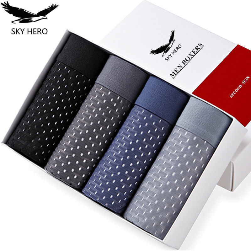 Multi Pack Underwear - 4 개/몫 속옷 남자 팬티 남자