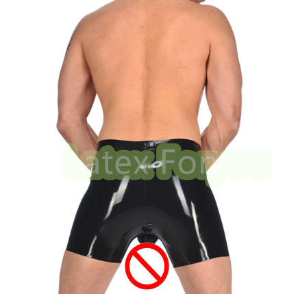 Pouch Boxer Pouch - 라텍스 남성 속옷 페티쉬 브리프 팬티,