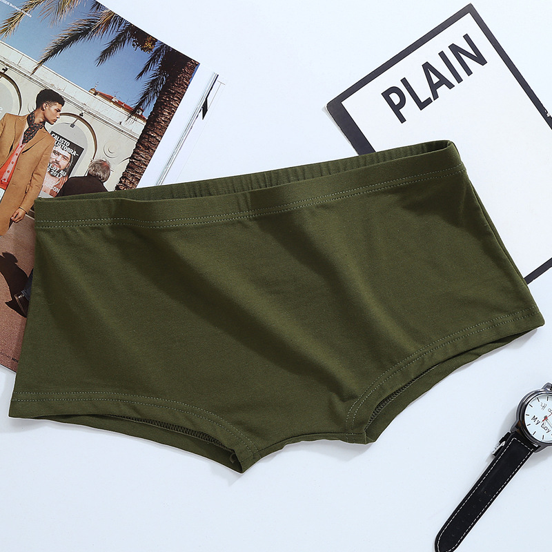 Boxer Brief Pack Cotton - 남성 속옷 복서 Cueca 남성 팬티